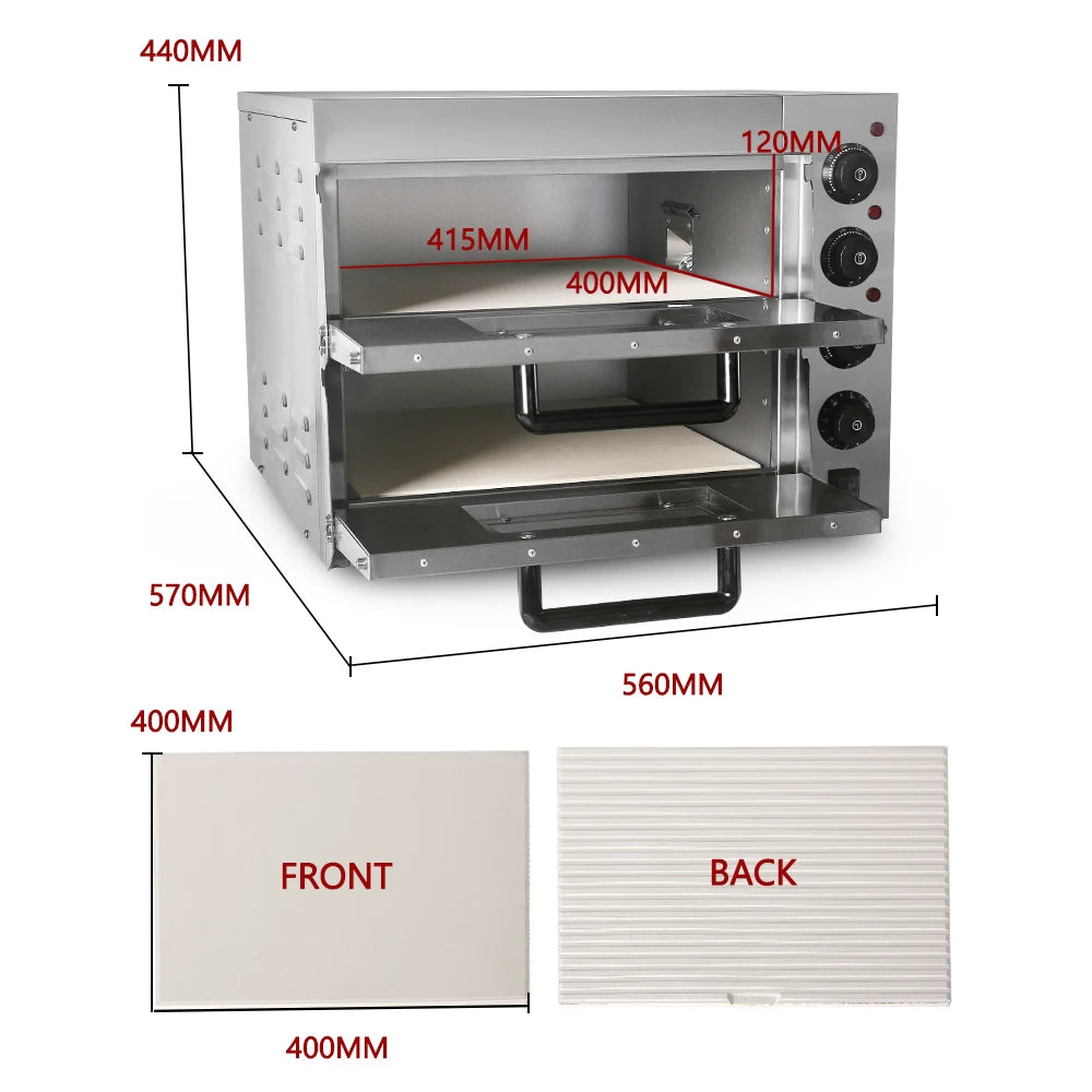 CrispCraft ProSeries Electric Pizza Oven