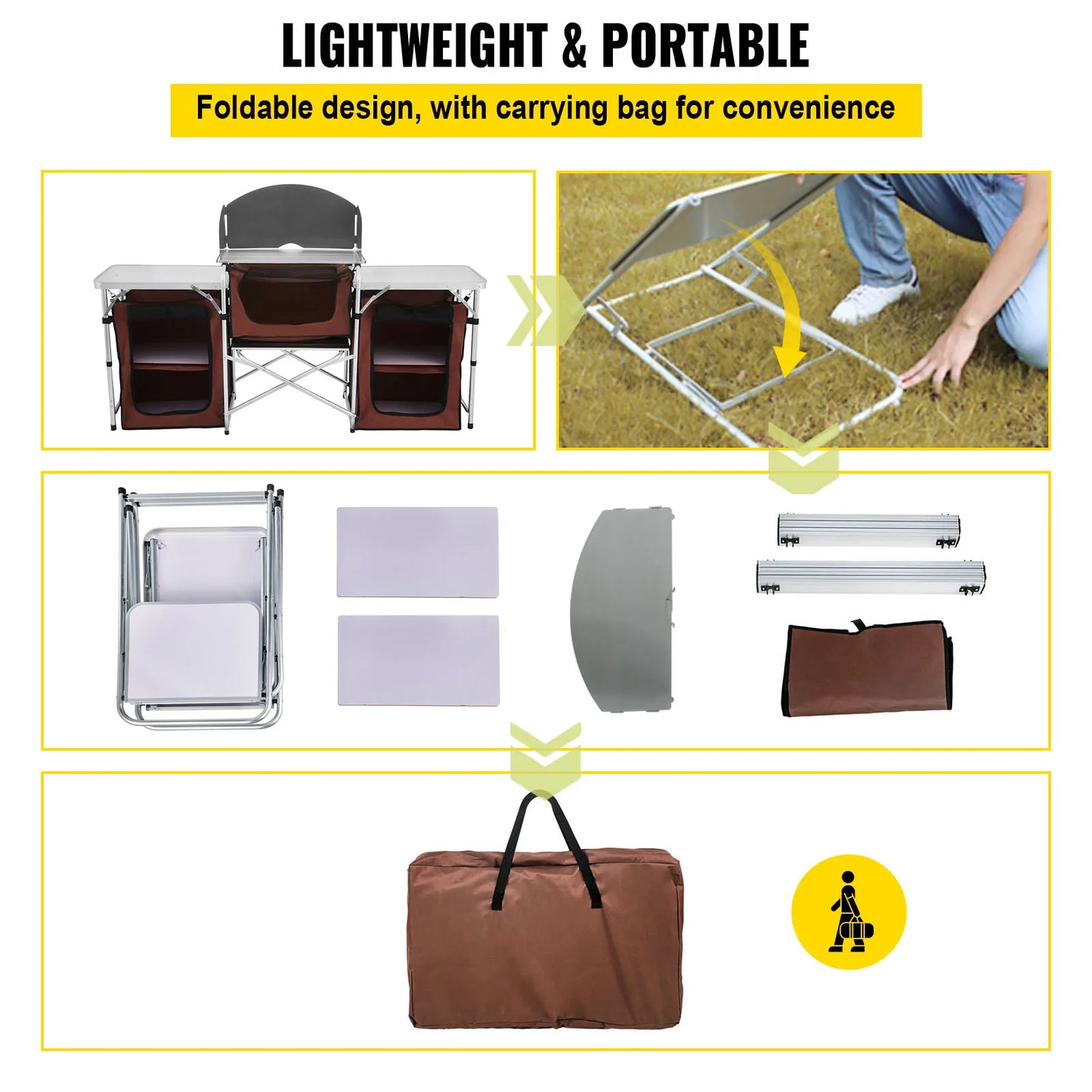 CampCraft FoldAway Outdoor Kitchen Hub