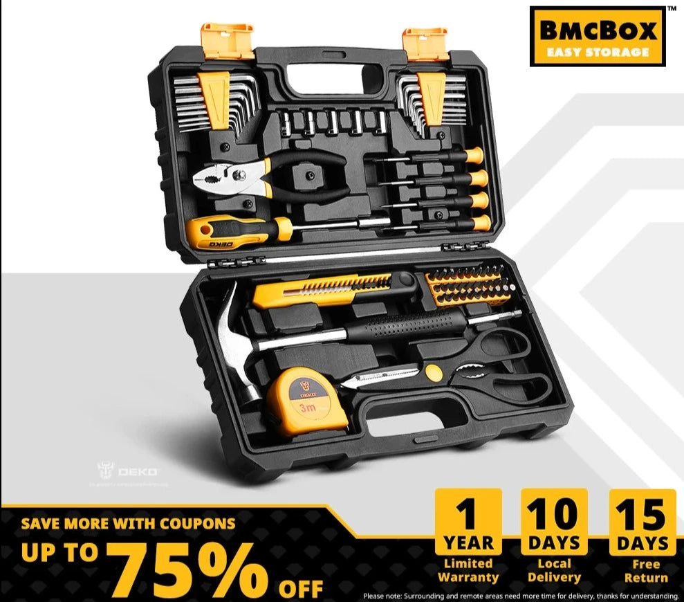 62Pcs EDC Professional Woodworking Tool Set