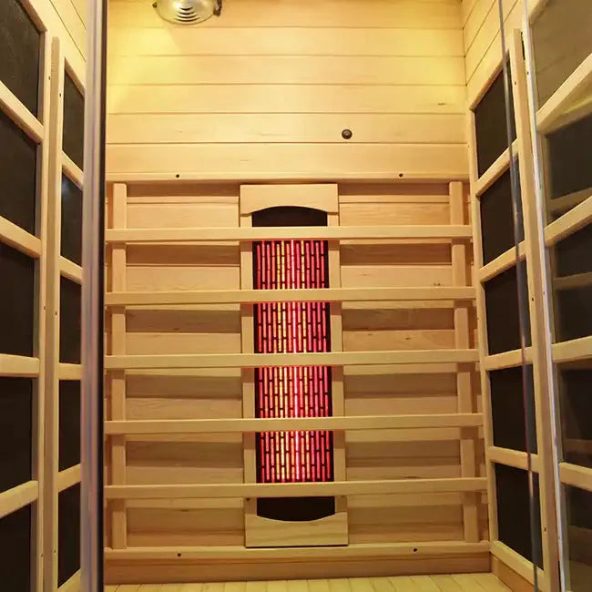 CozySol ™️-1 Person Canadian Hemlock Far Infrared Sauna Expensive Stuff Shop 