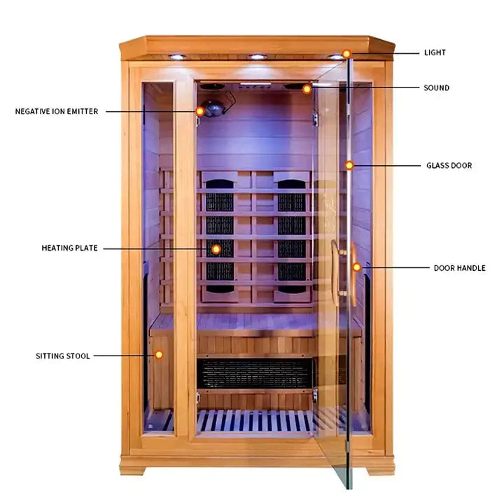 EleganceHeat™️- Infrared Sauna Infrared Saunas Expensive Stuff Shop 