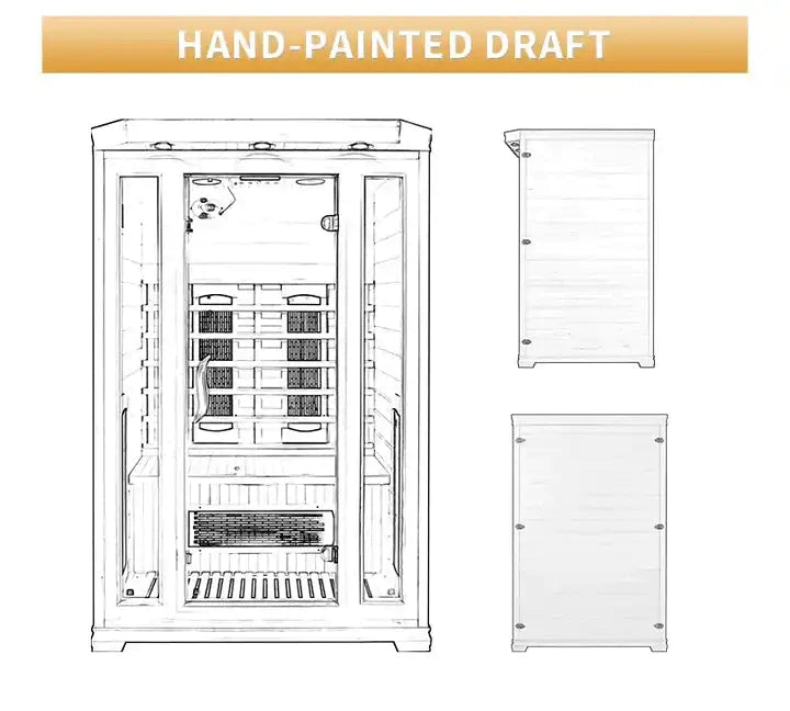 EleganceHeat™️- Infrared Sauna Infrared Saunas Expensive Stuff Shop