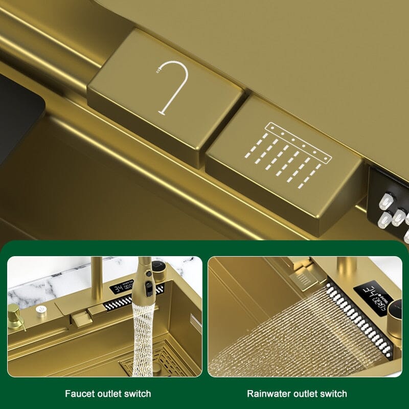 Goldie â˘ď¸- Multifuctional Luxury Kitchen Sink Luxury Kitchen Sink Expensive Stuff Shop