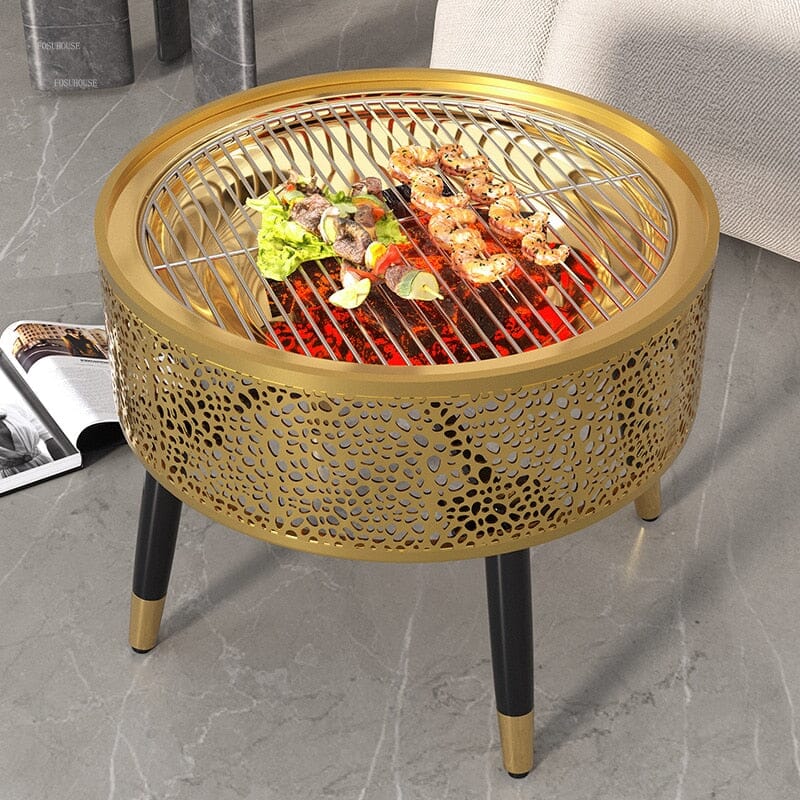 RadiantSun Golden Halo Fire Pit Luxury Fire Pits Expensive Stuff Shop
