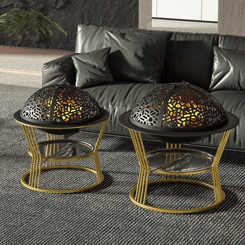 RegalFlame™️ -Courtyard Hearth: The Ultimate Fusion of Elegance and Function in Fire Pits Luxury Fire Pits Expensive Stuff Shop