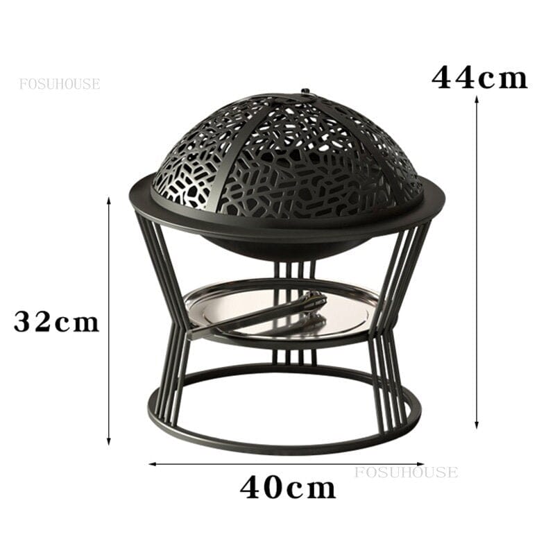 RegalFlame™️ -Courtyard Hearth: The Ultimate Fusion of Elegance and Function in Fire Pits Luxury Fire Pits Expensive Stuff Shop