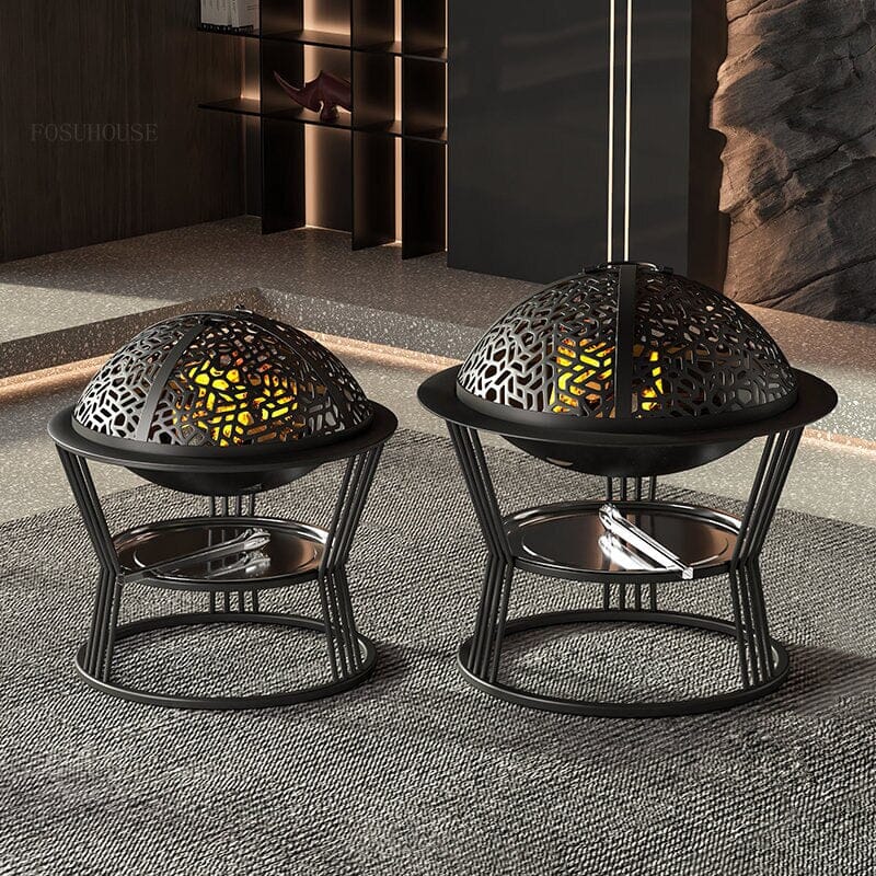 RegalFlame™️ -Courtyard Hearth: The Ultimate Fusion of Elegance and Function in Fire Pits Luxury Fire Pits Expensive Stuff Shop