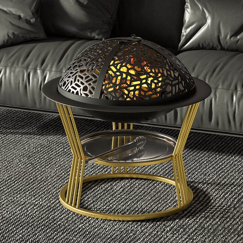 RegalFlame™️ -Courtyard Hearth: The Ultimate Fusion of Elegance and Function in Fire Pits Luxury Fire Pits Expensive Stuff Shop