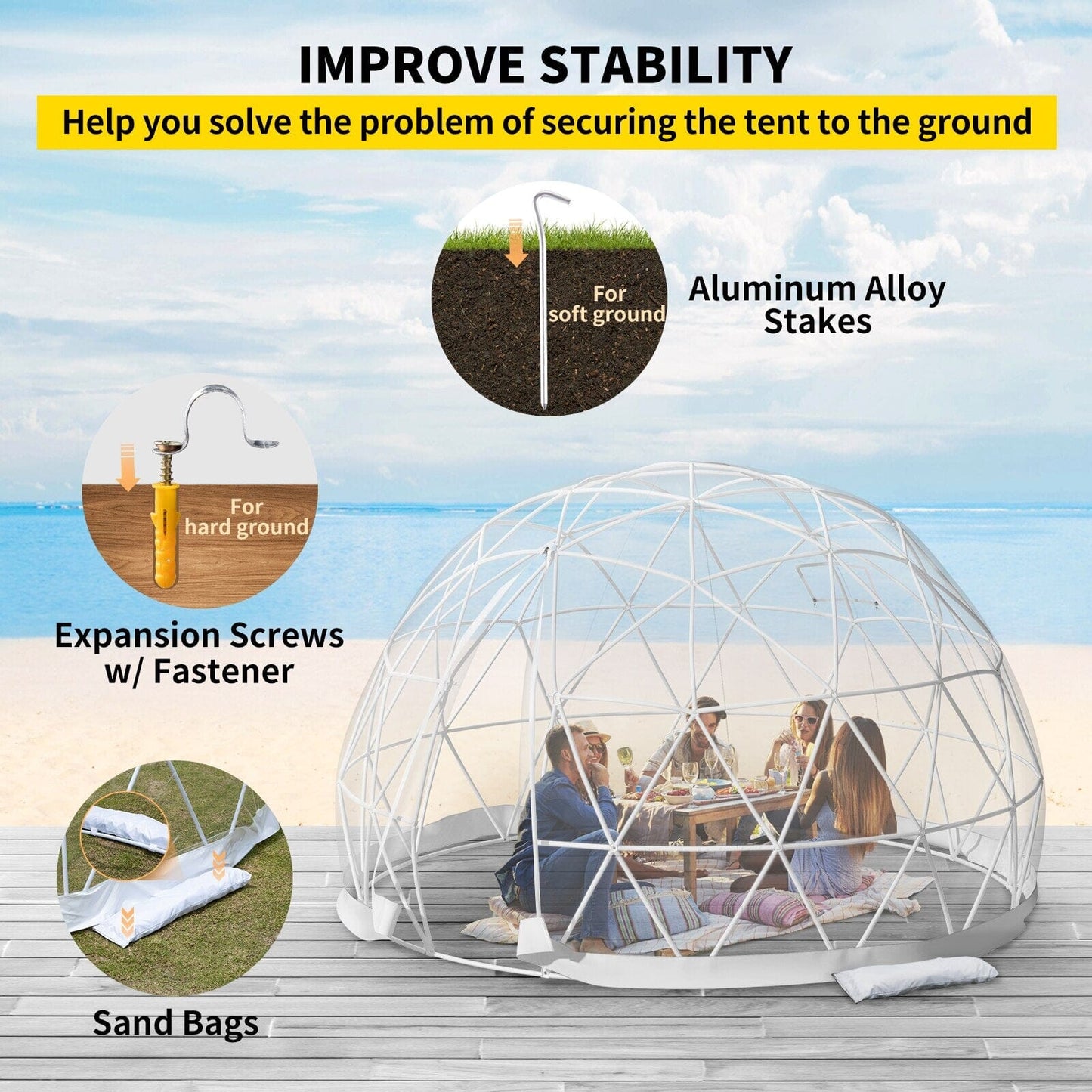 Sunbubble Garden Dome Canopies & Gazebos Expensive Stuff Shop