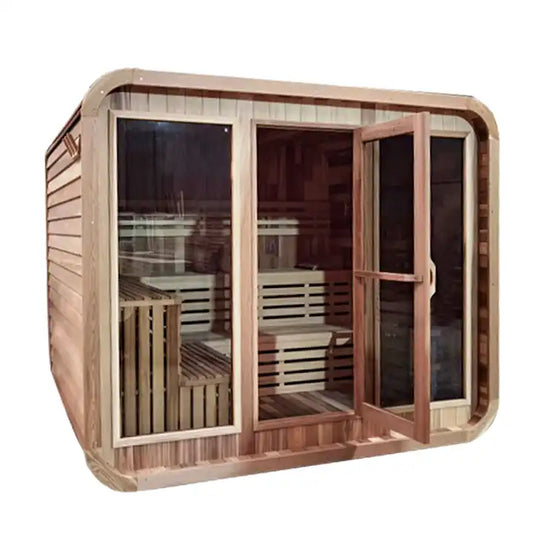 ZenCube Square Sauna Haven- Traditional Sauna With Upto 6 Persons Capaicty
