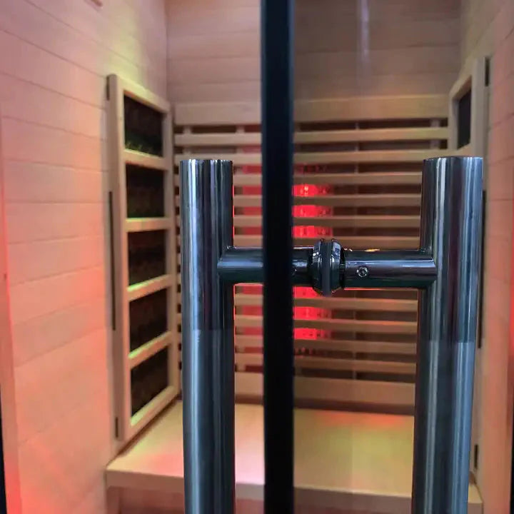 CozySol ™️-1 Person Canadian Hemlock Far Infrared Sauna Expensive Stuff Shop 