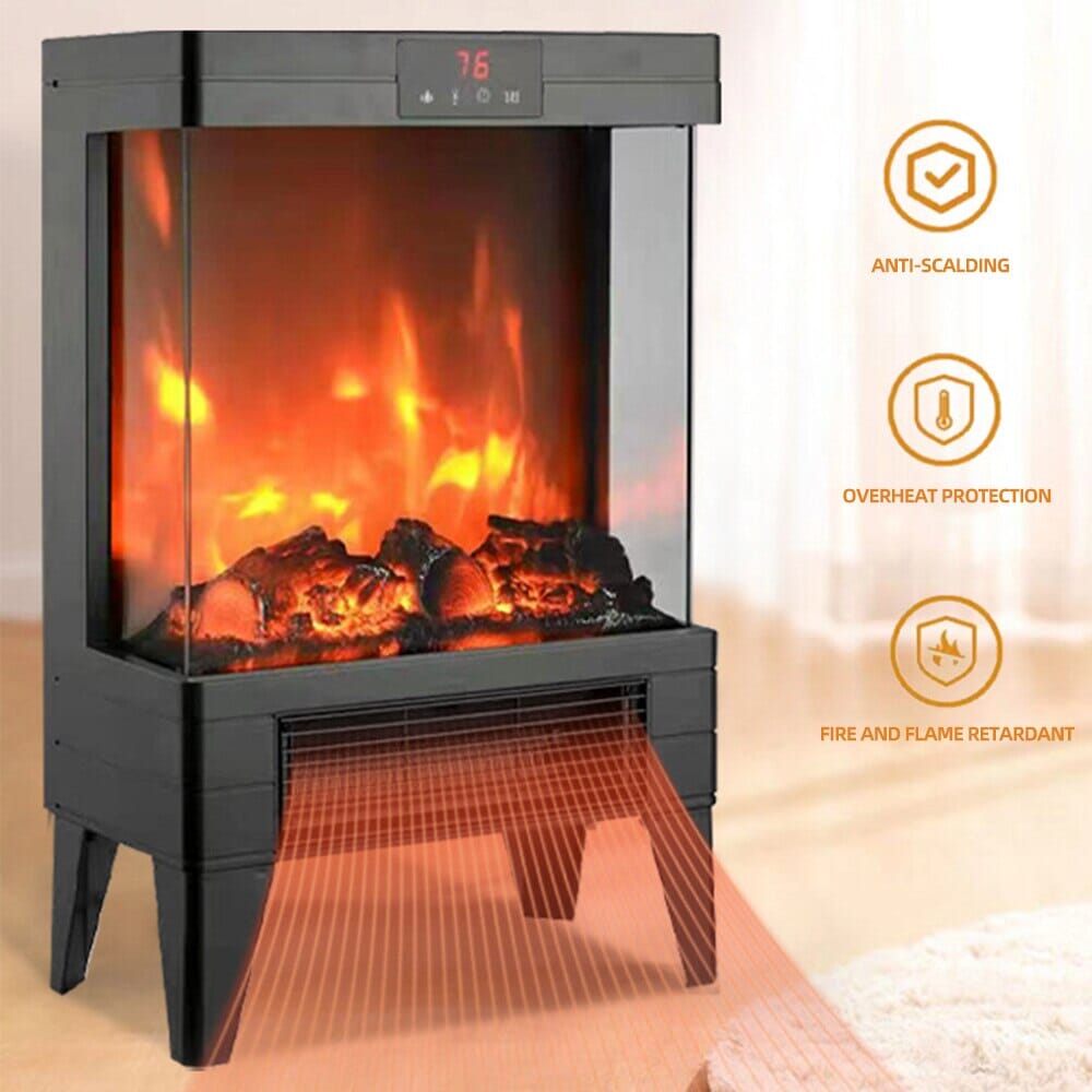 EmberPeak™️- 3D Flame Mountain Electric Fireplace Expensive Stuff Shop 