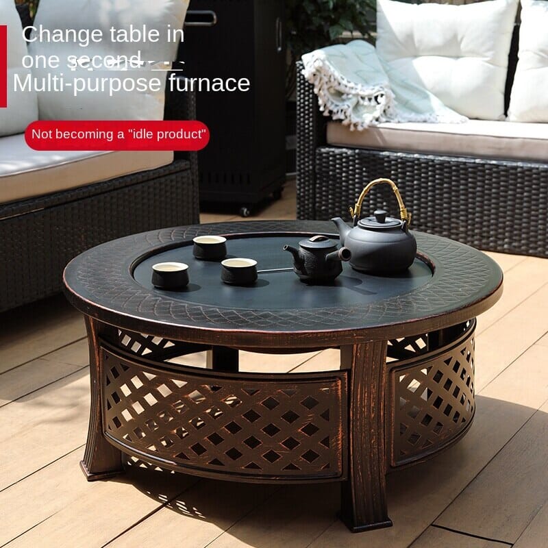 FireScape™️ - Multi-Functional Outdoor-Indoor Fire Pit Luxury Fire Pits Expensive Stuff Shop 