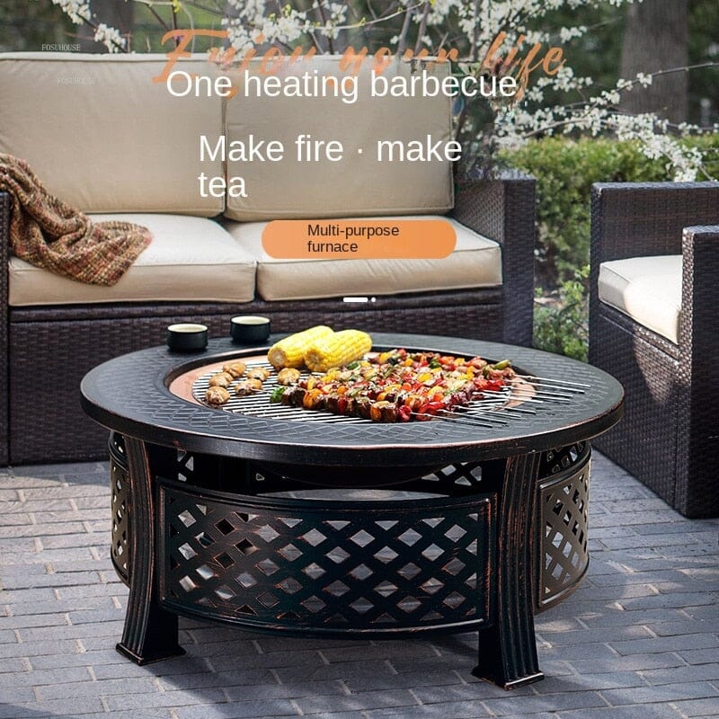 FireScape™️ - Multi-Functional Outdoor-Indoor Fire Pit Luxury Fire Pits Expensive Stuff Shop 