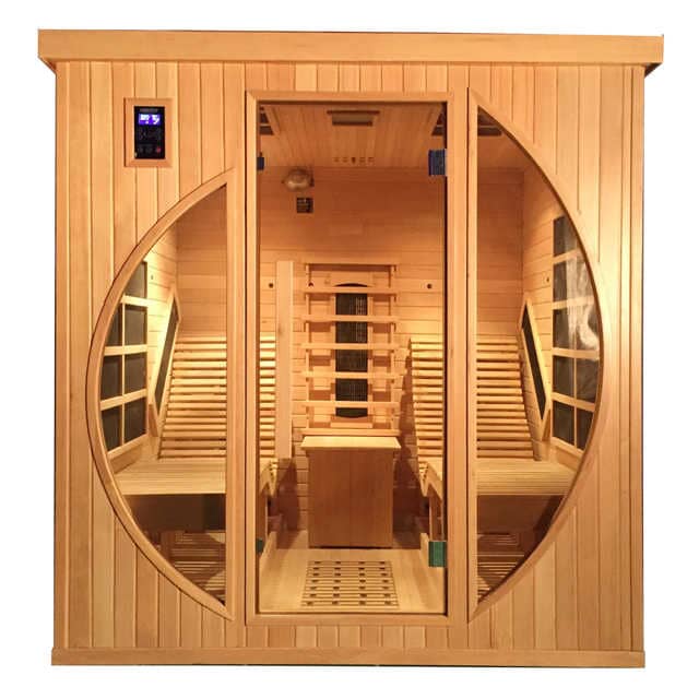SereniLux ™️- 3-Person Luxury Infrared Sauna with Carbon Panel Heaters Infrared Saunas Expensive Stuff Shop 